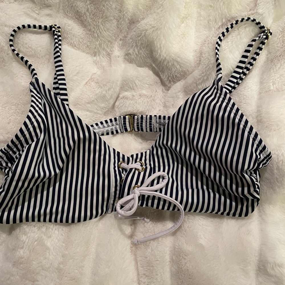 Striped Bikini Top